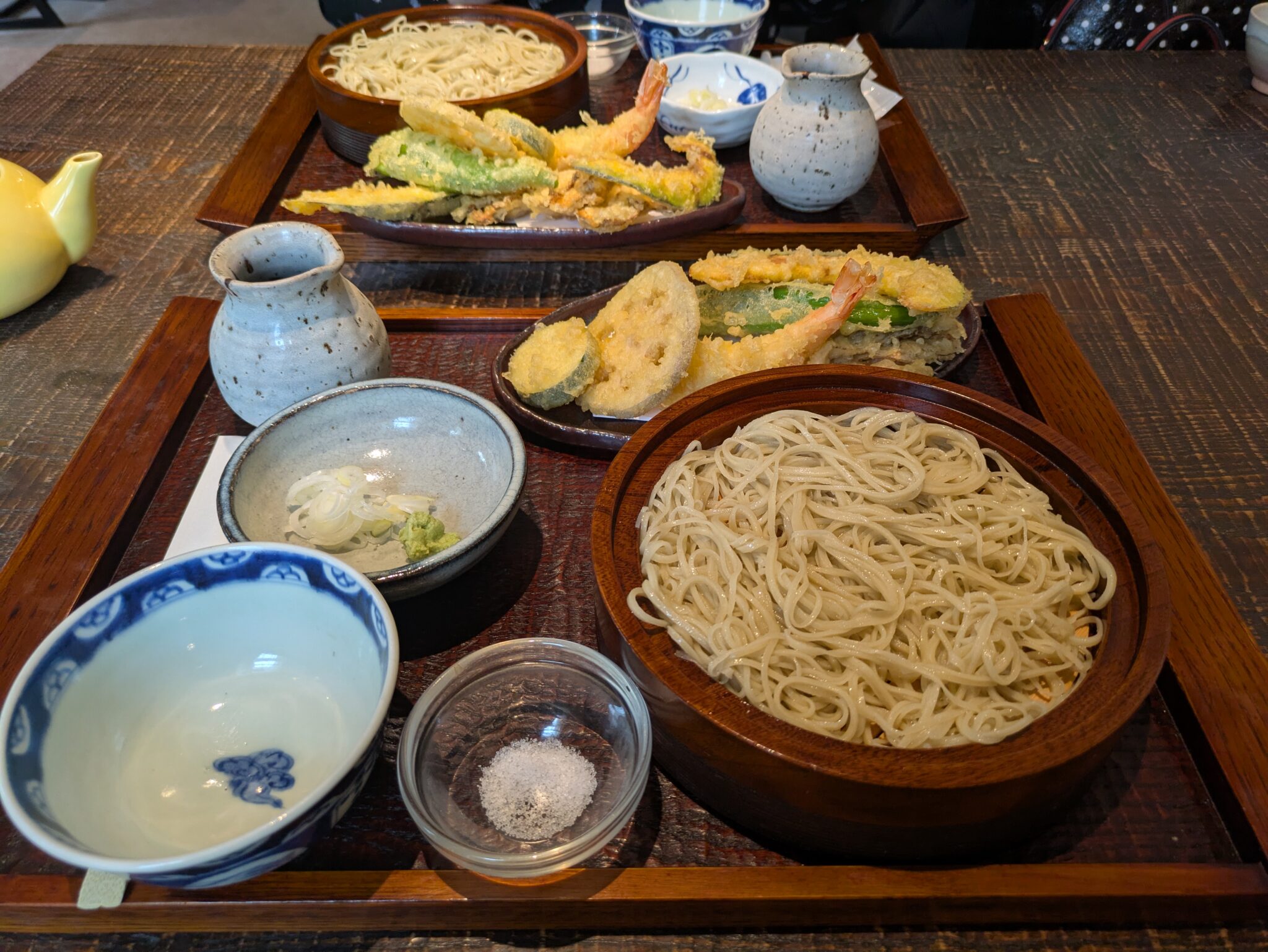 青森　しもばしら　天せいろそば