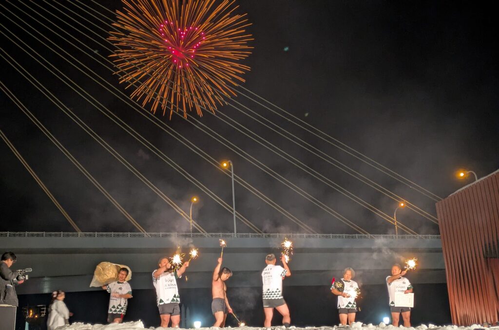 もつけ祭　打ち上げ花火