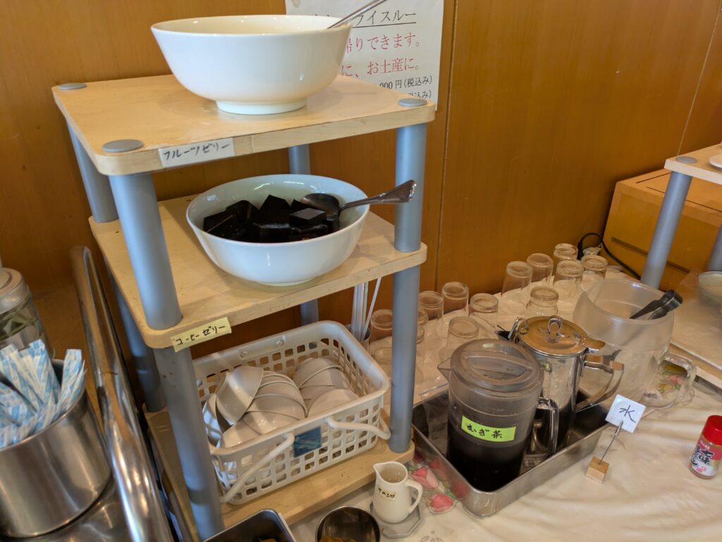 コーヒーゼリー・フルーツゼリー