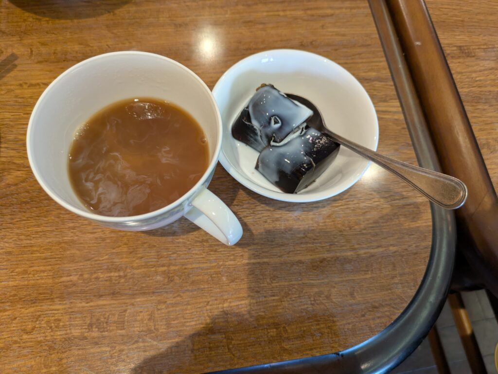 珈琲とコーヒーゼリー