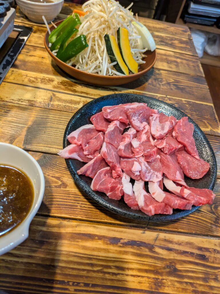 UMIKAZE terrace　ジンギスカン　二人前