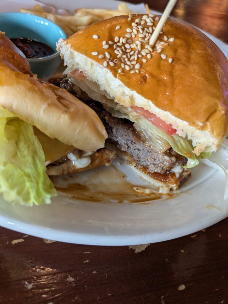 TUBES　テリヤキバーガー　断面