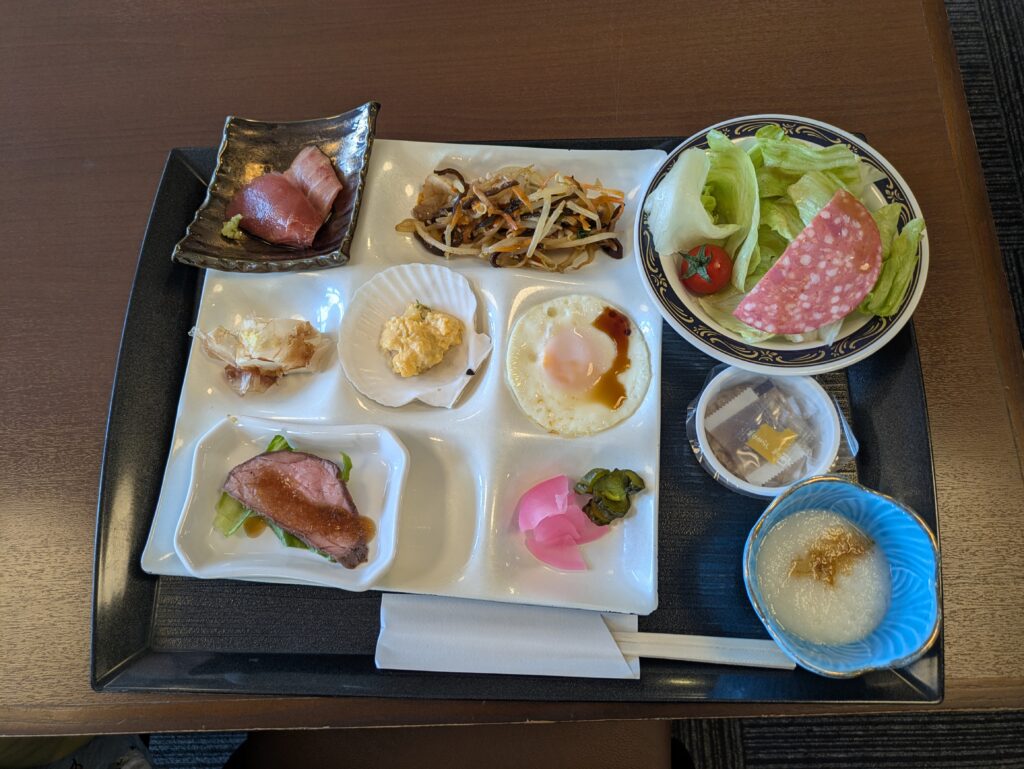 まちなかおんせん　４月１日　朝食バイキング