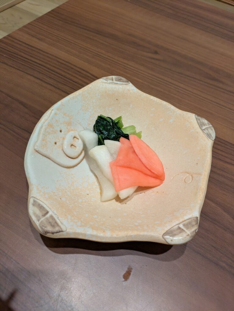 お新香盛り合わせ